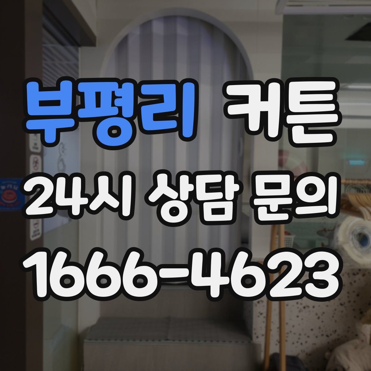 부평리 커튼
