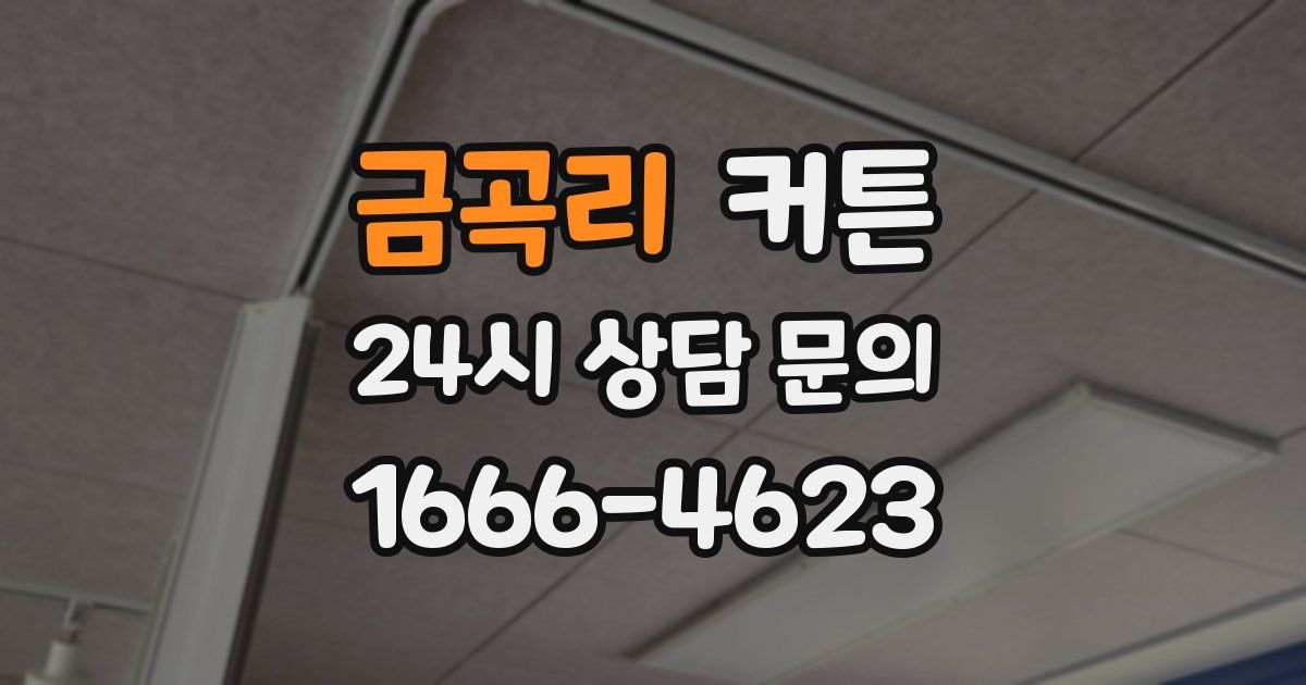 금곡리 커튼