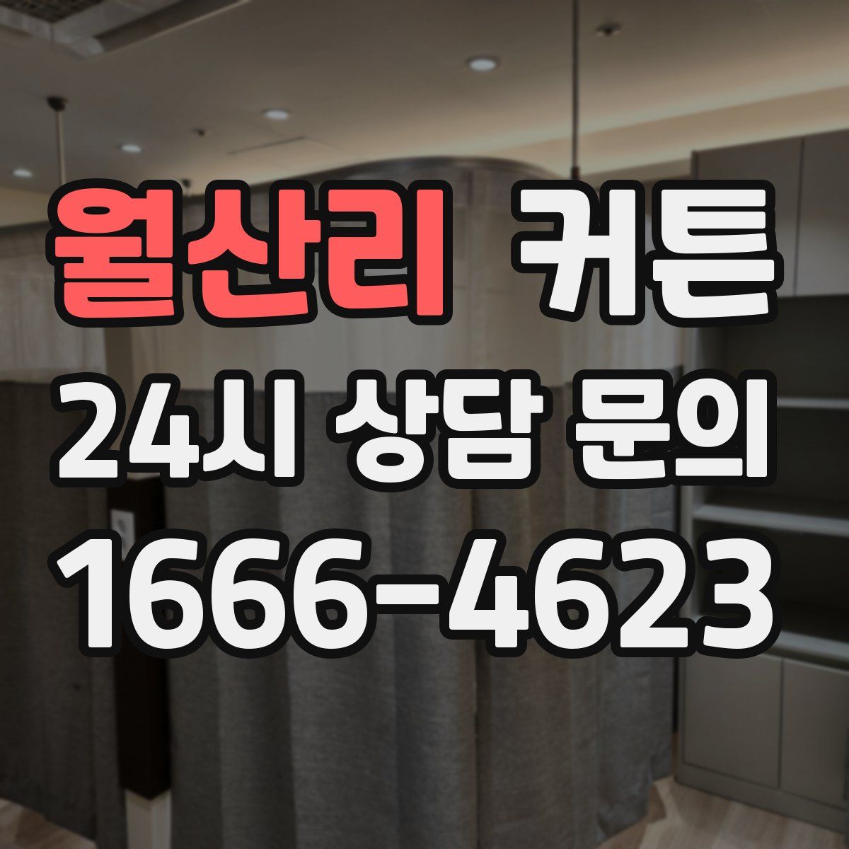 월산리 커튼