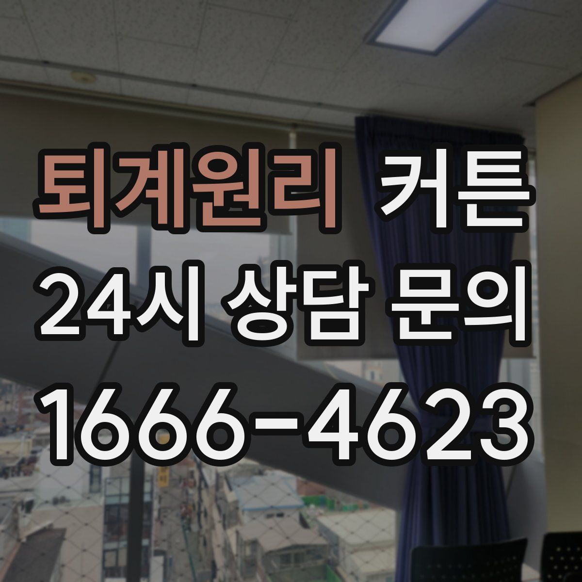 퇴계원리 커튼