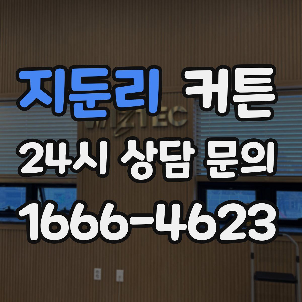 지둔리 커튼
