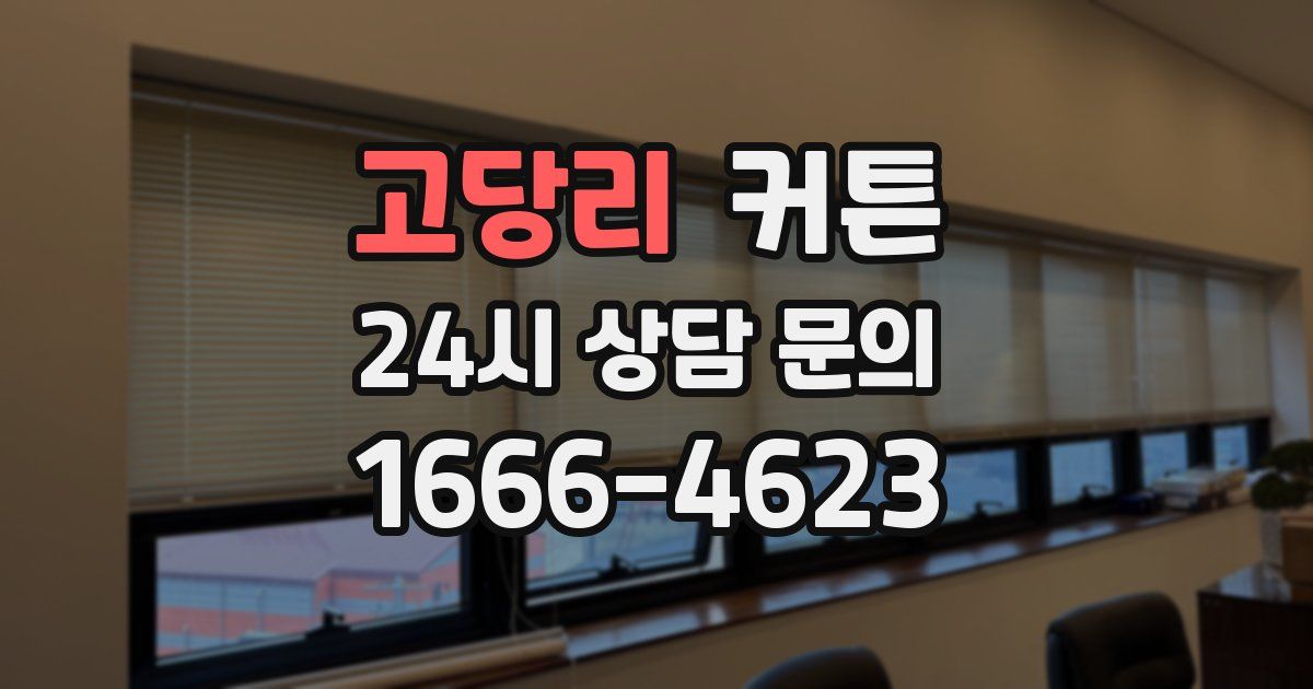 고당리 커튼