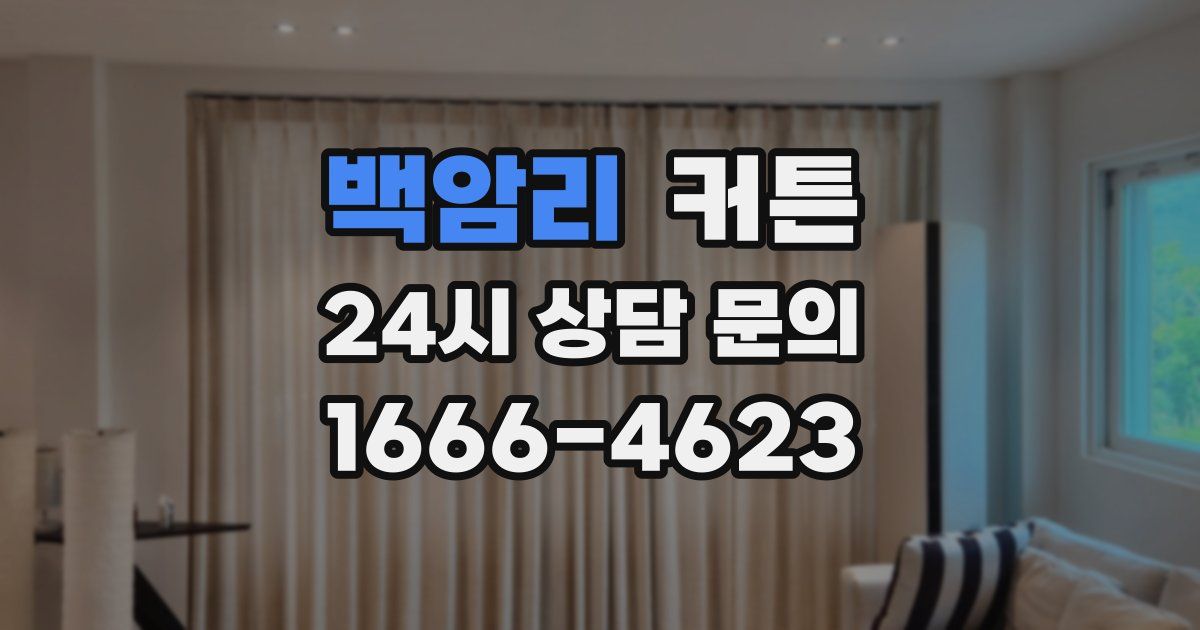 백암리 커튼