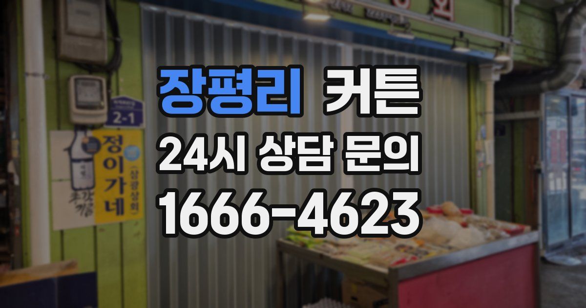장평리 커튼