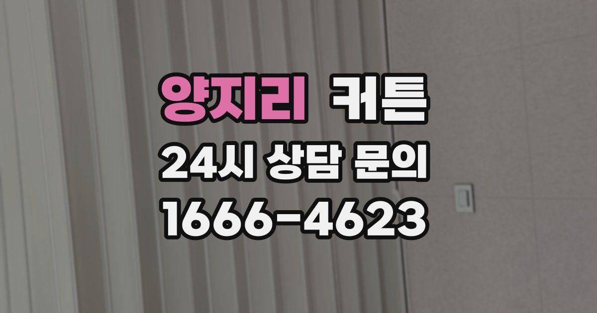 양지리 커튼