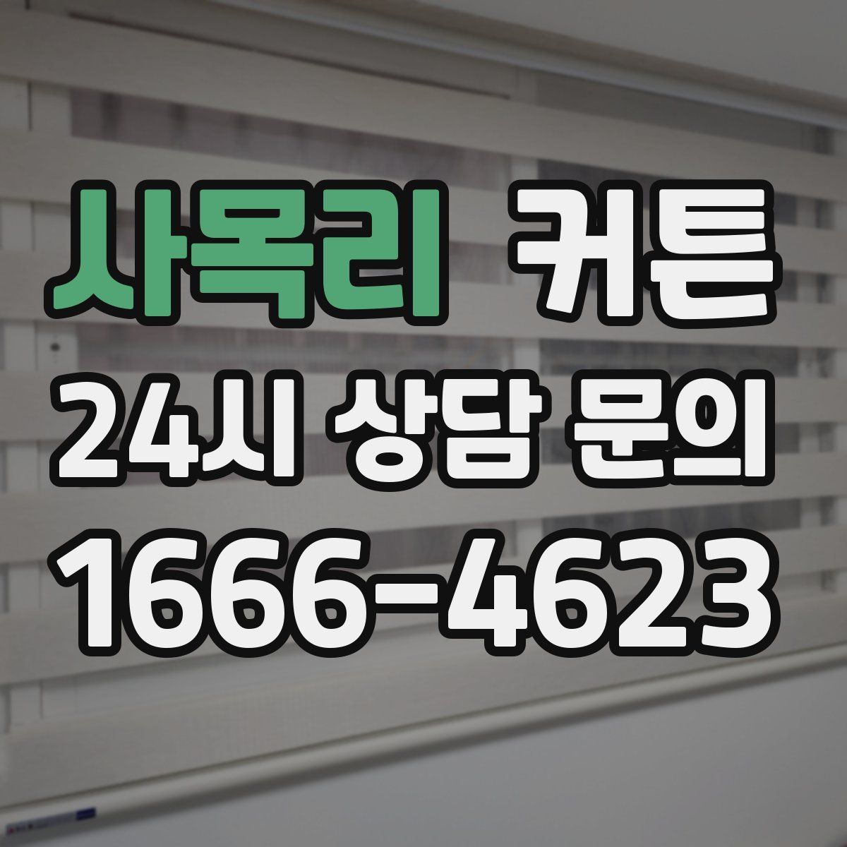사목리 커튼