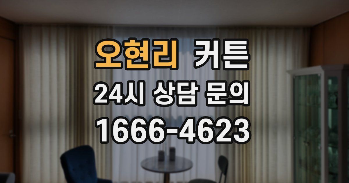 오현리 커튼