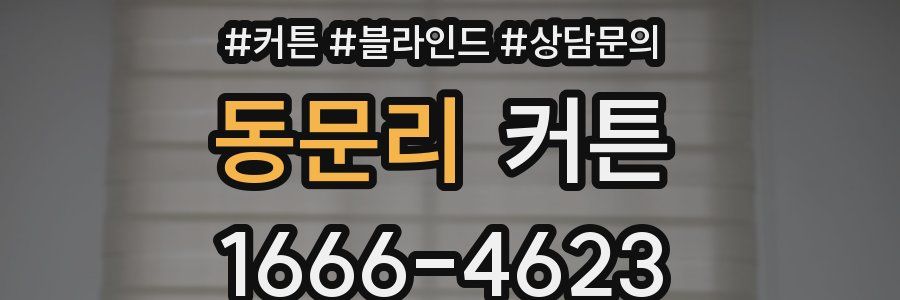 동문리 커튼