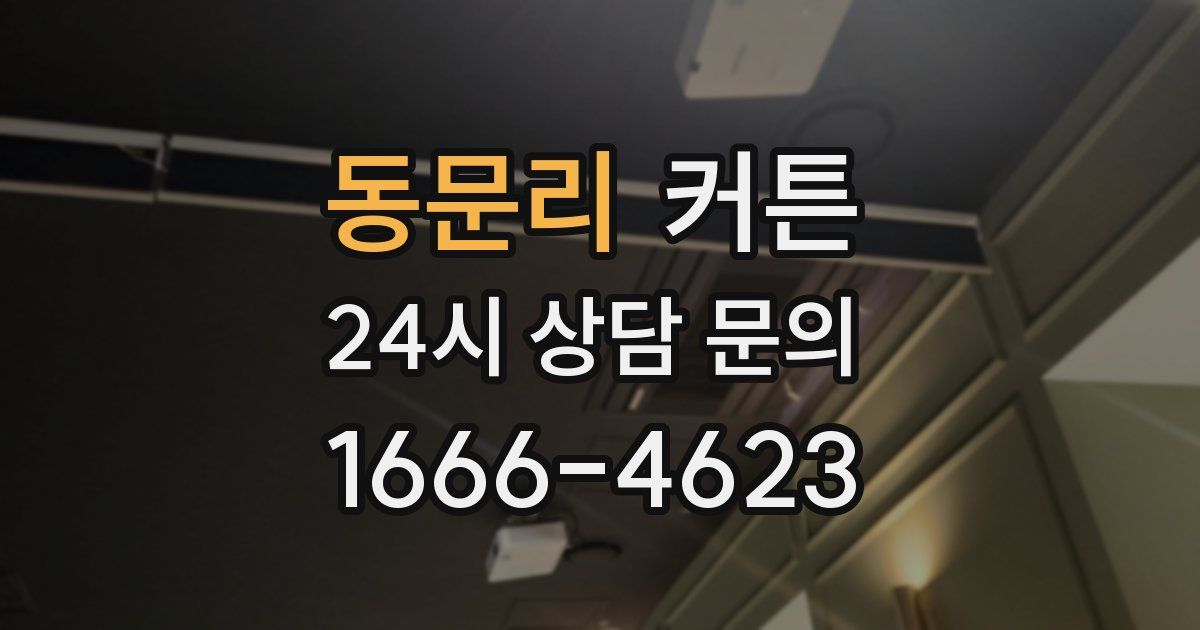 동문리 커튼