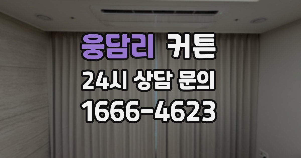 웅담리 커튼