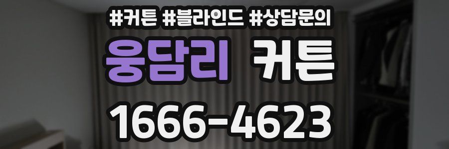 웅담리 커튼