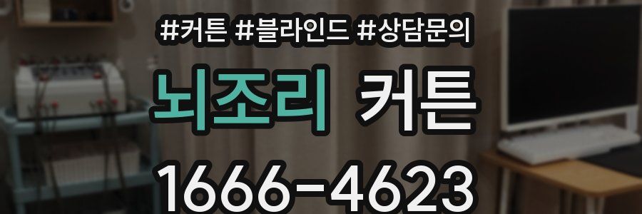 뇌조리 커튼