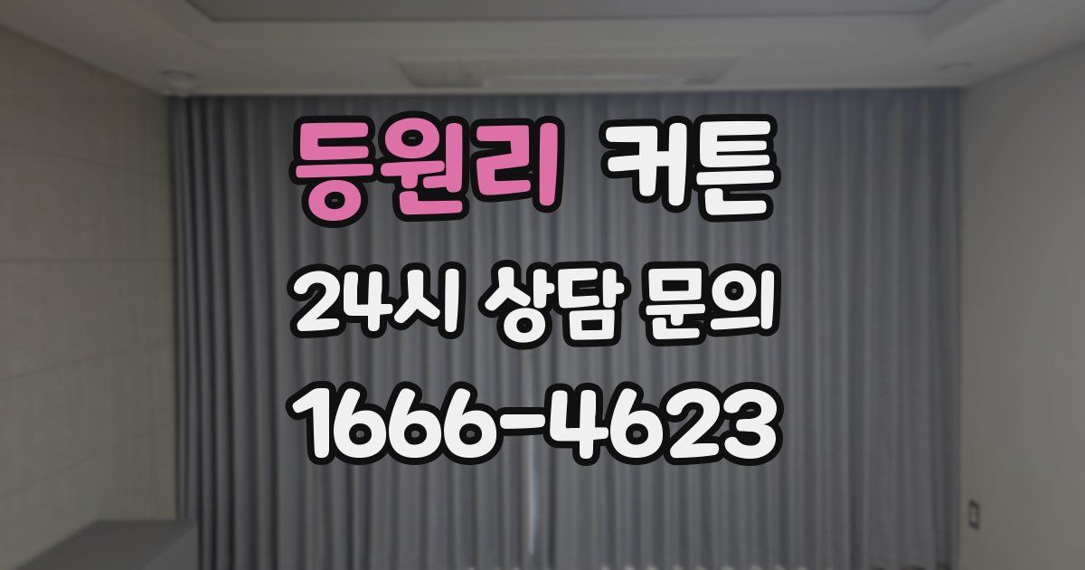 등원리 커튼