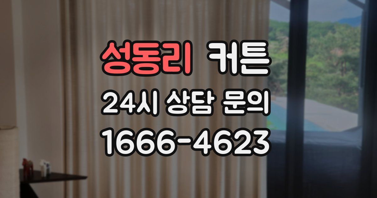 성동리 커튼