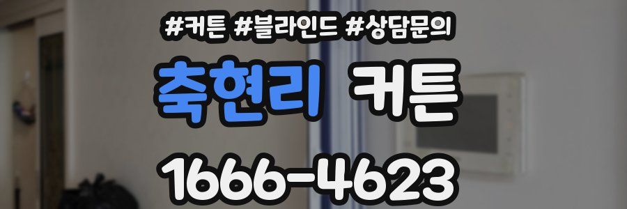 축현리 커튼