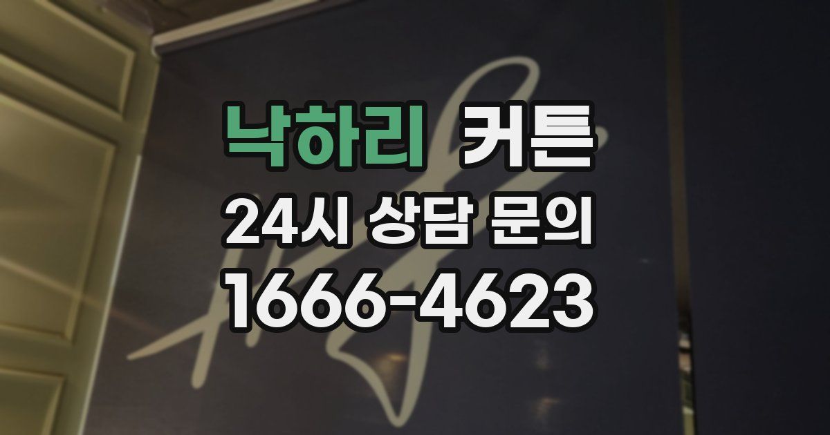 낙하리 커튼
