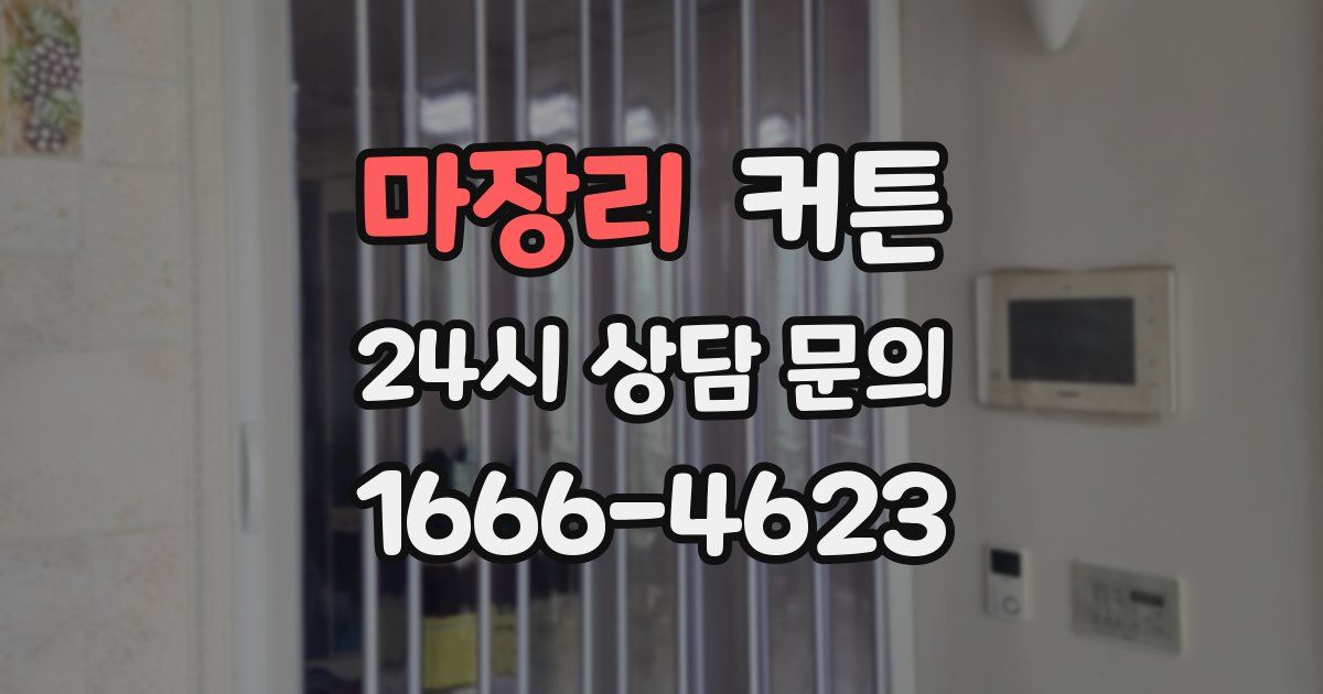 마장리 커튼