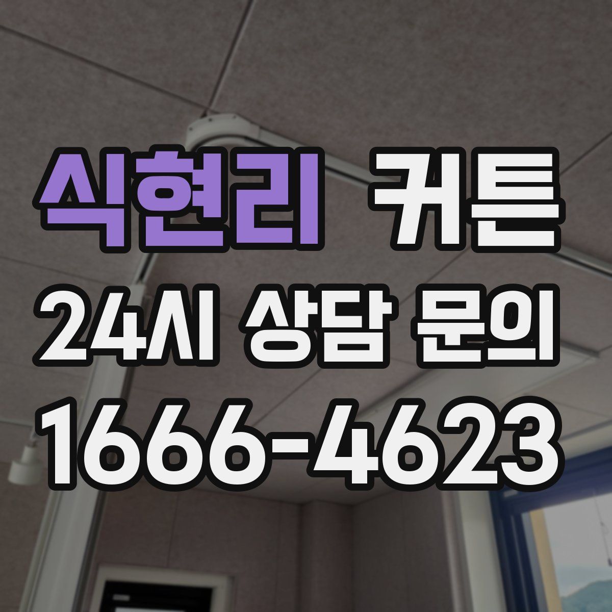 식현리 커튼