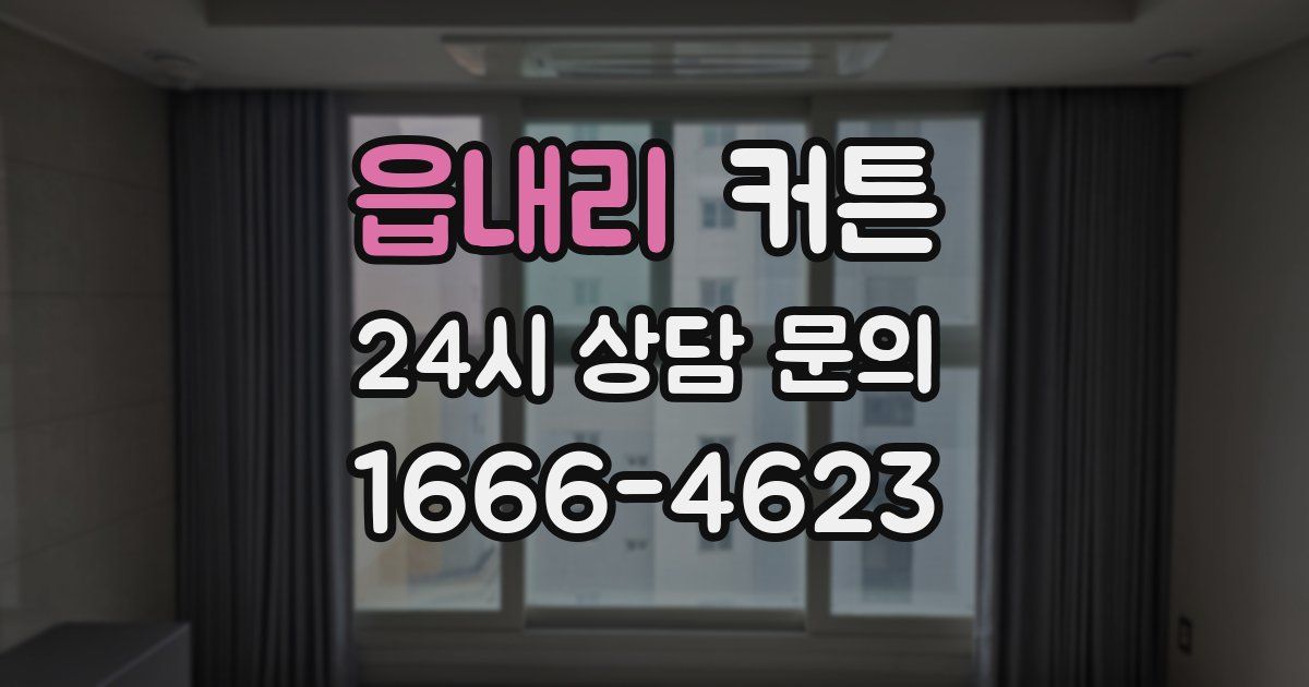 읍내리 커튼