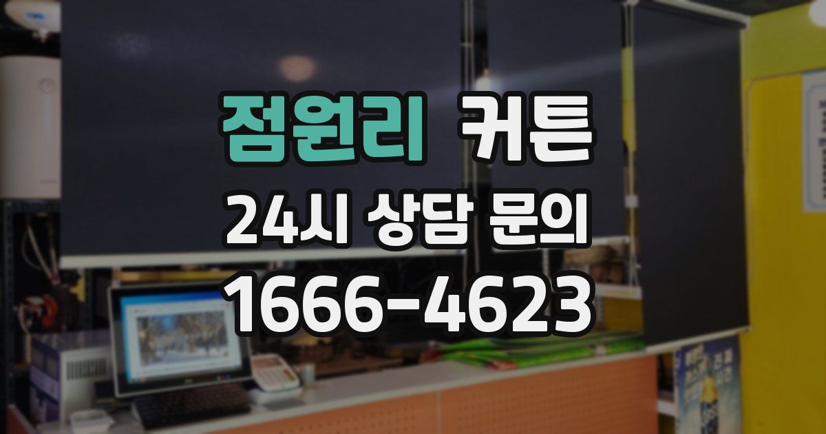 점원리 커튼