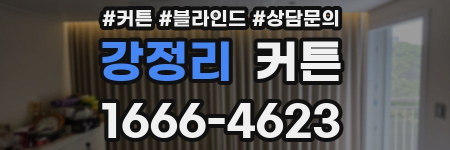 강정리 커튼