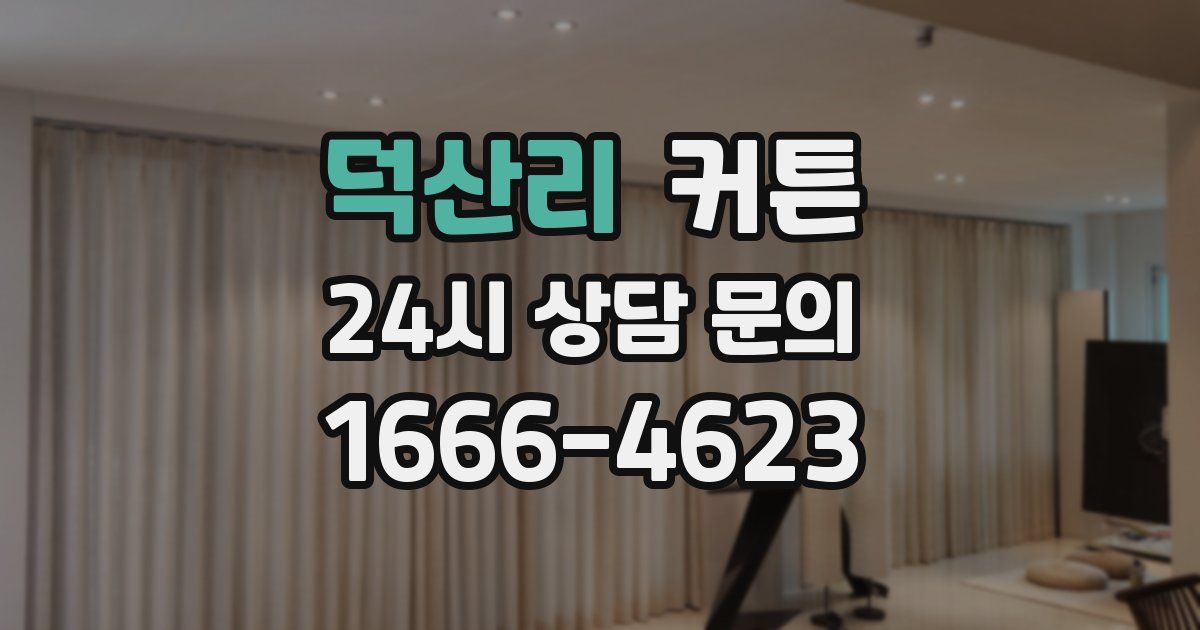 덕산리 커튼