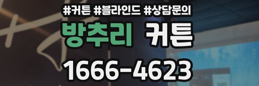 방추리 커튼