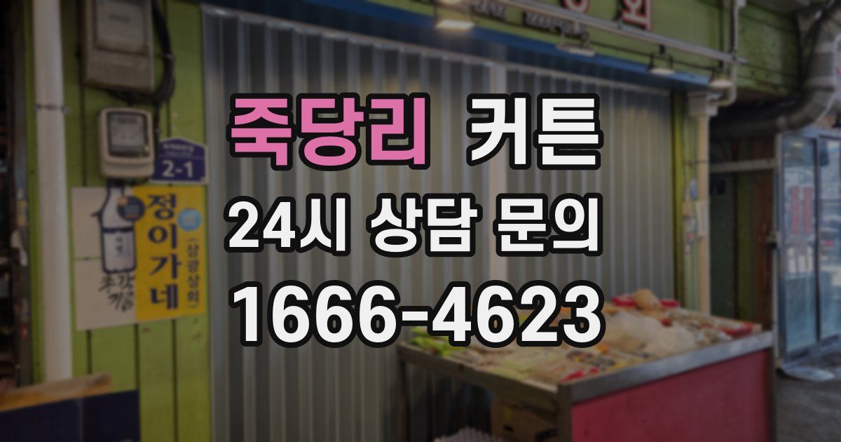 죽당리 커튼
