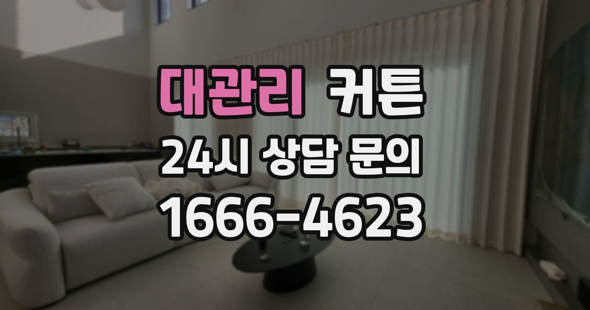 대관리 커튼