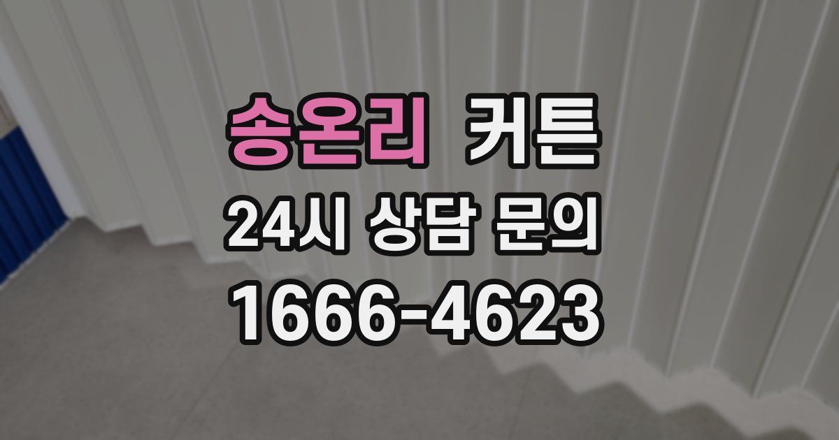 송온리 커튼