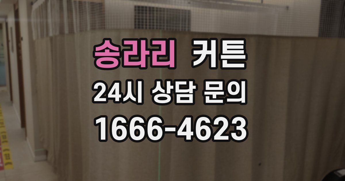 송라리 커튼
