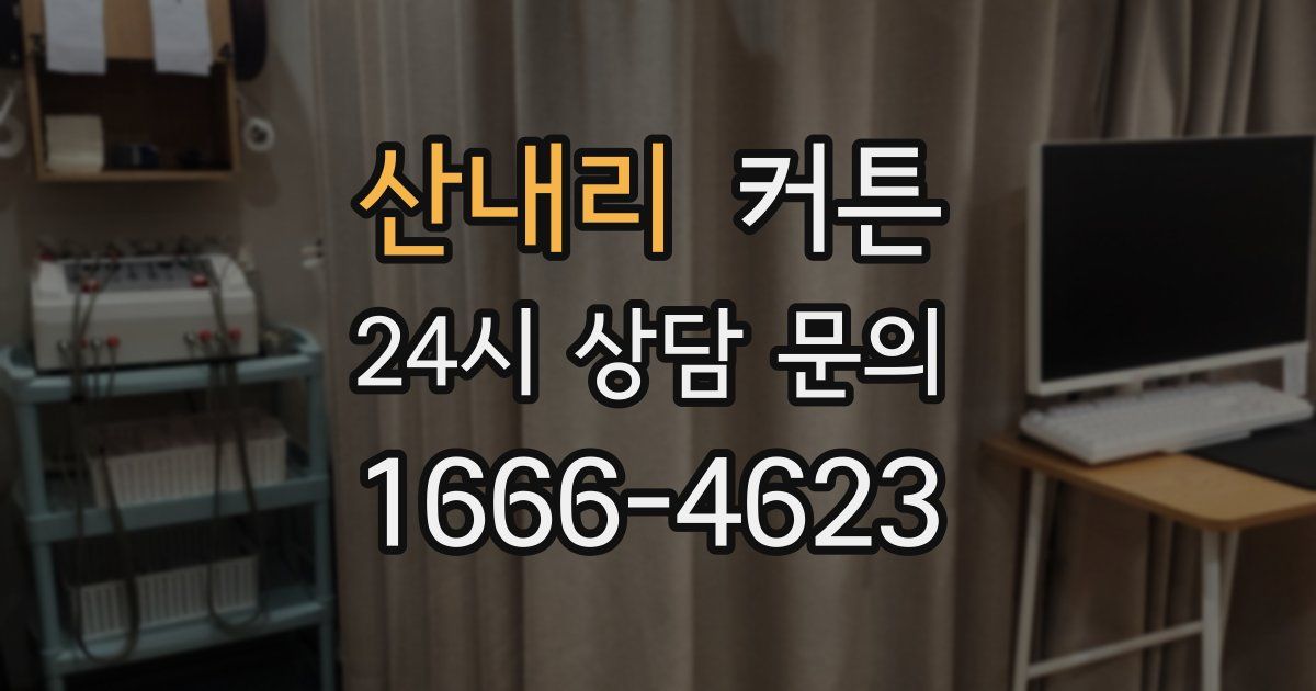 산내리 커튼