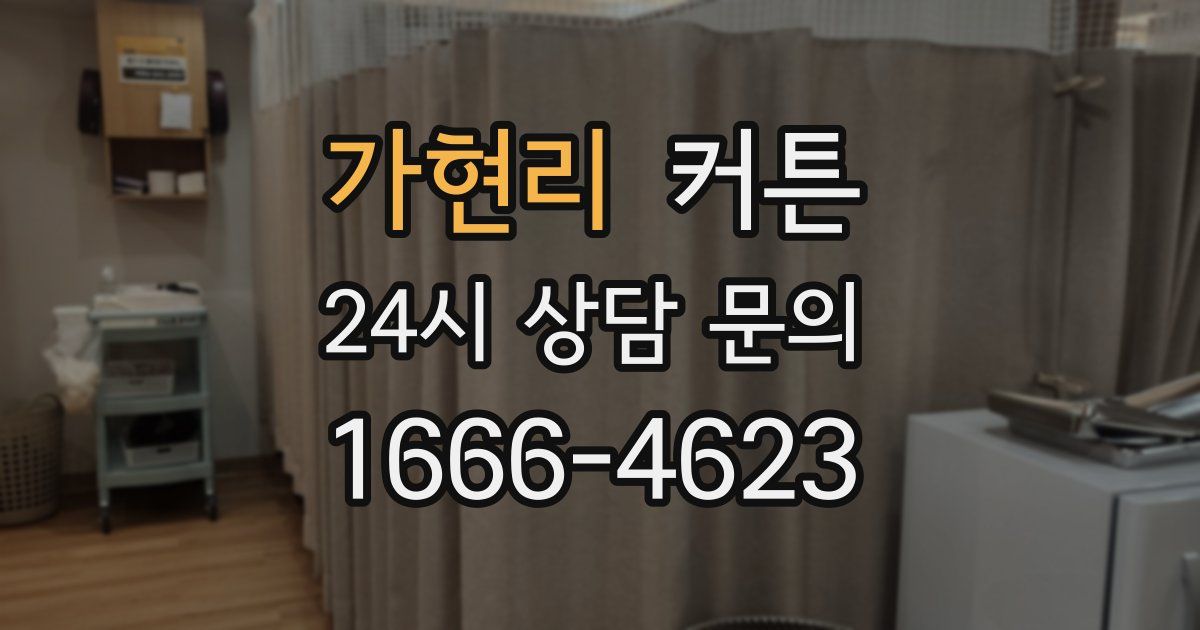 가현리 커튼
