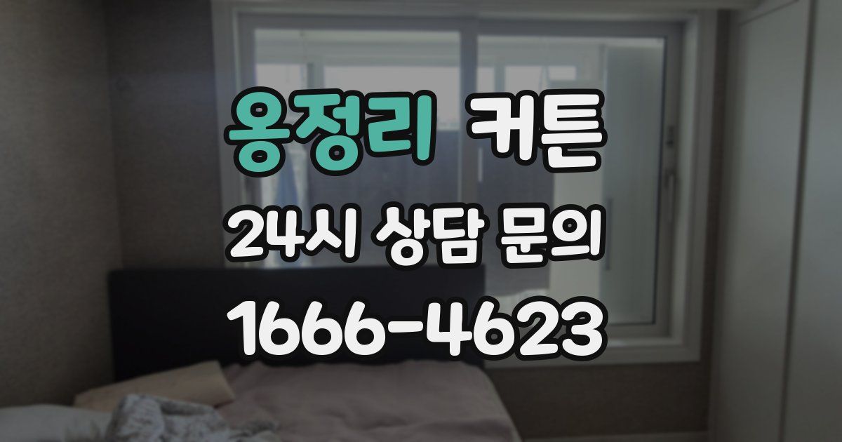 옹정리 커튼