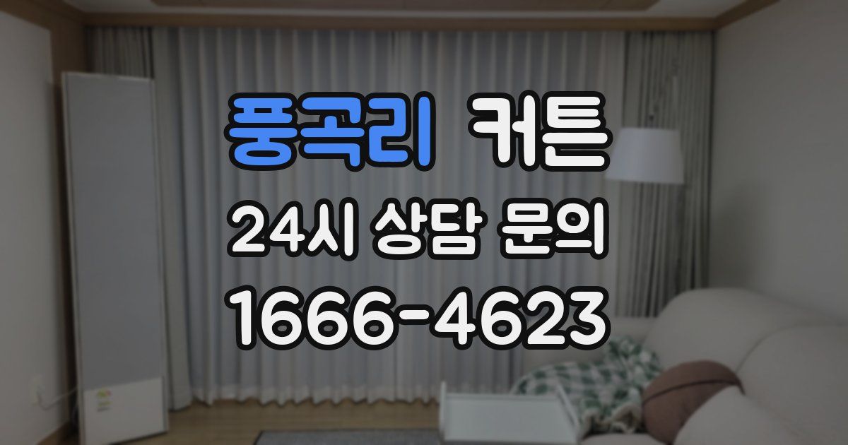 풍곡리 커튼