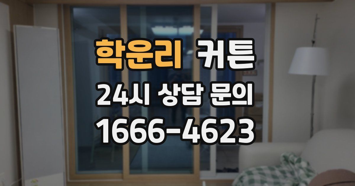 학운리 커튼