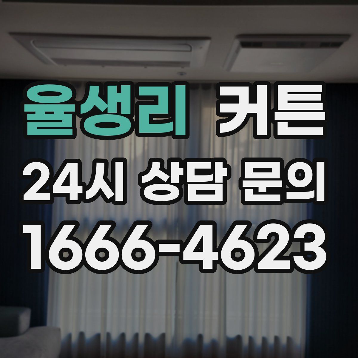 율생리 커튼