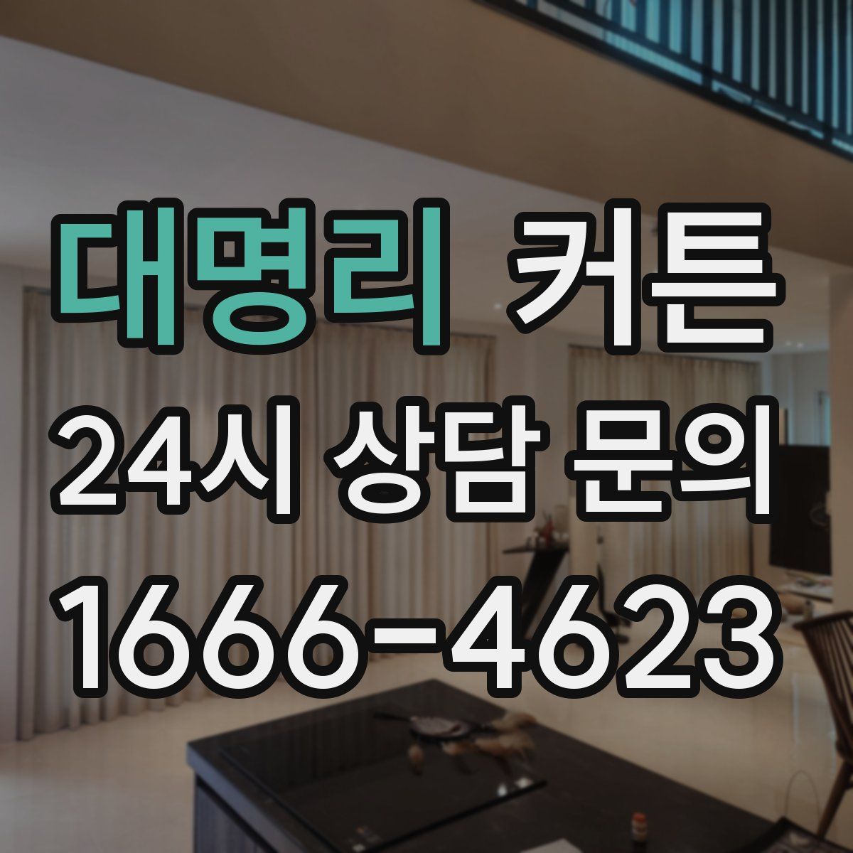 대명리 커튼
