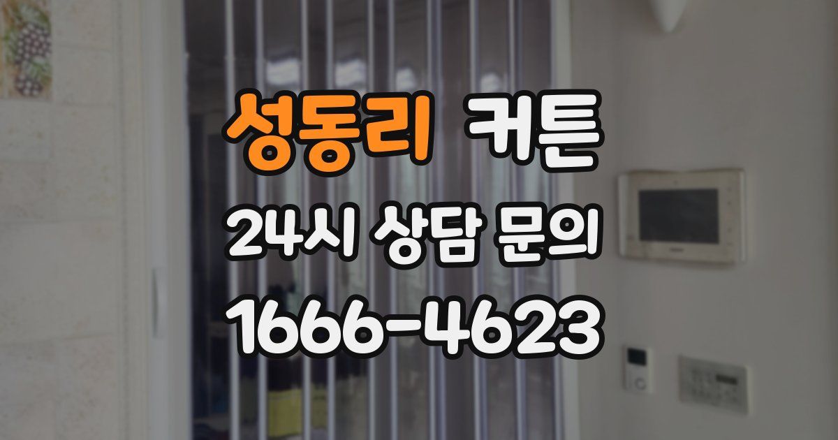성동리 커튼