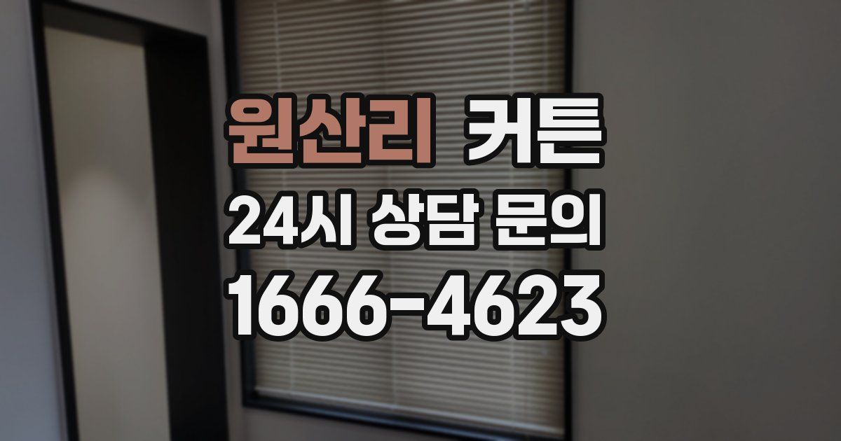 원산리 커튼