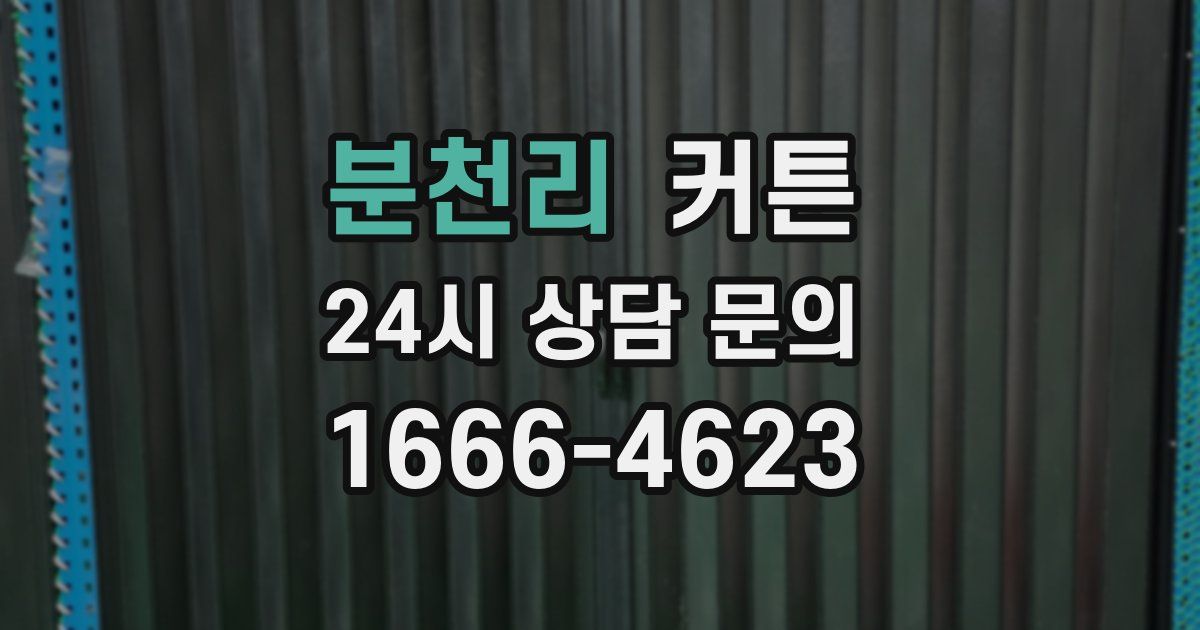 분천리 커튼