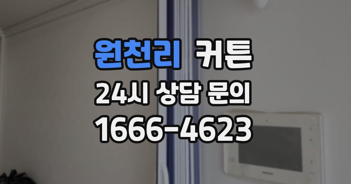 원천리 커튼