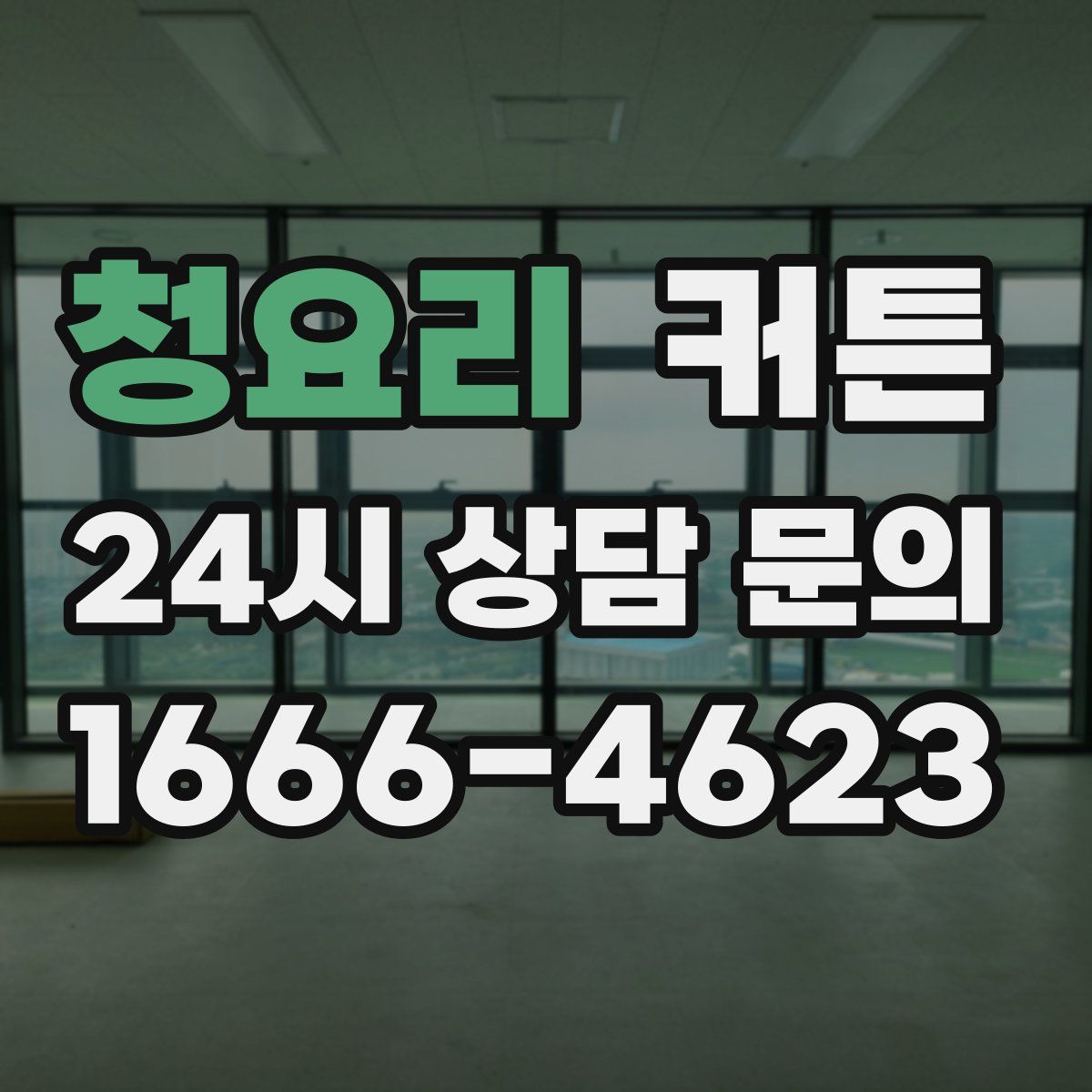 청요리 커튼