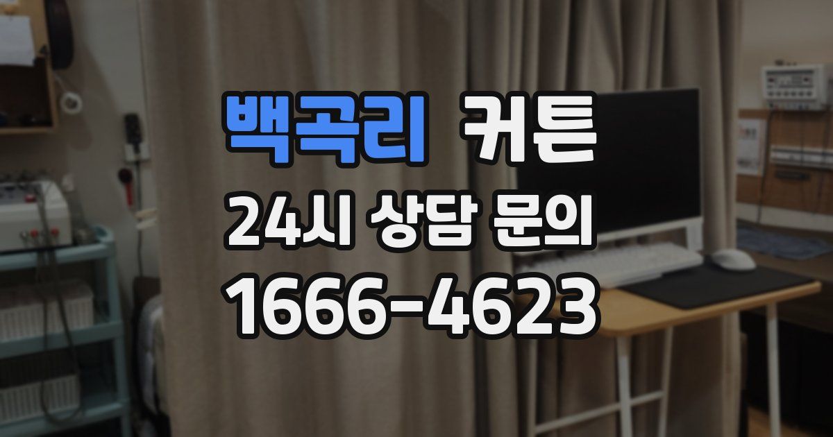 백곡리 커튼