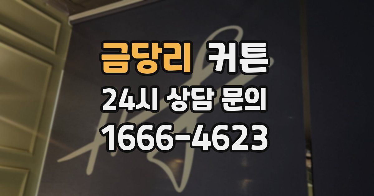 금당리 커튼
