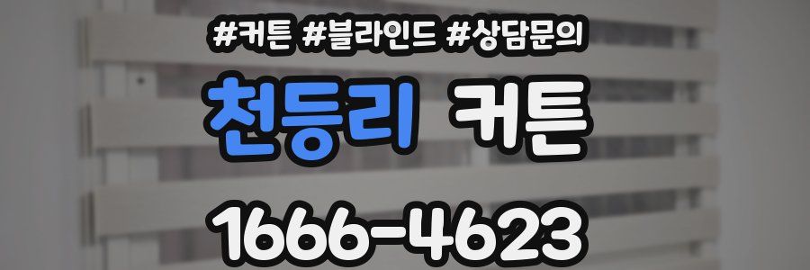 천등리 커튼