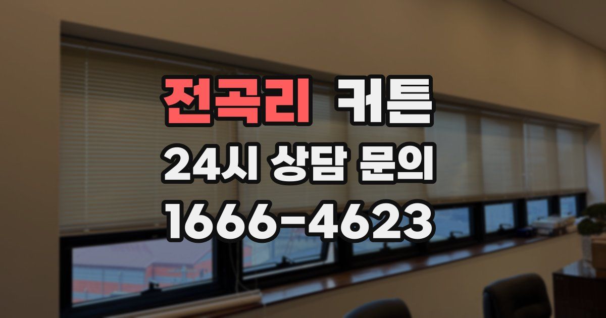 전곡리 커튼