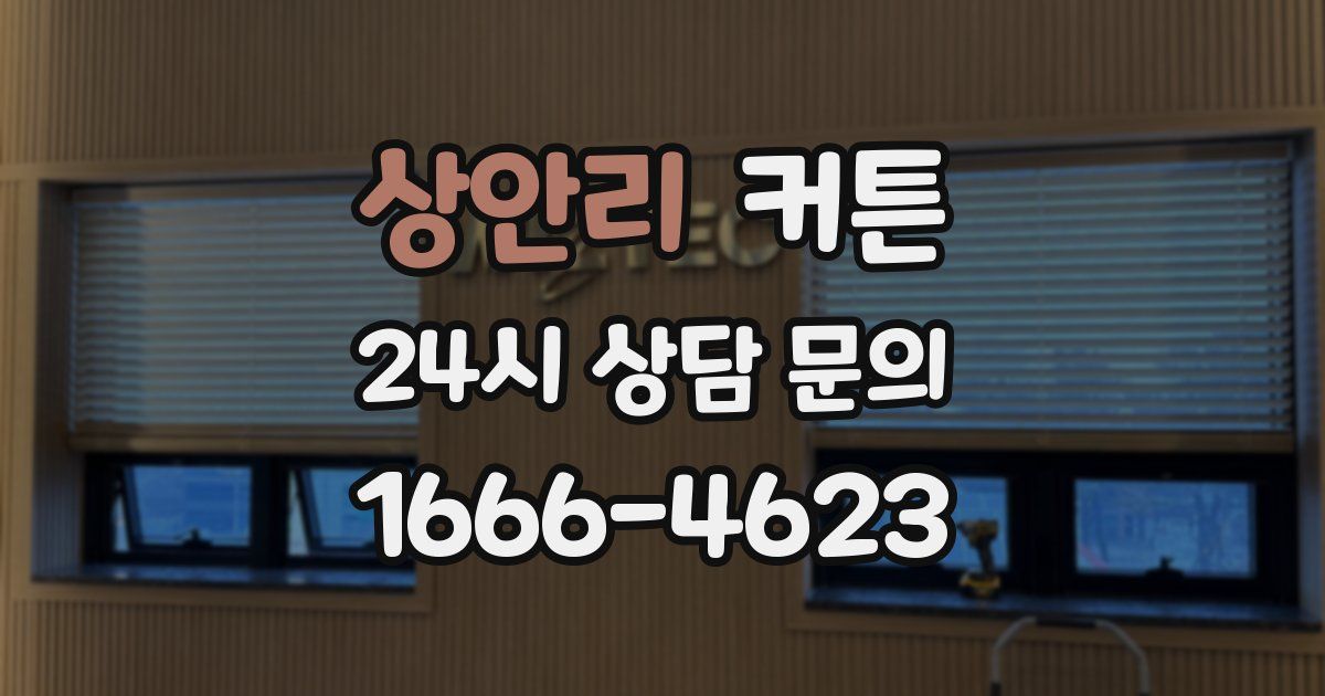 상안리 커튼