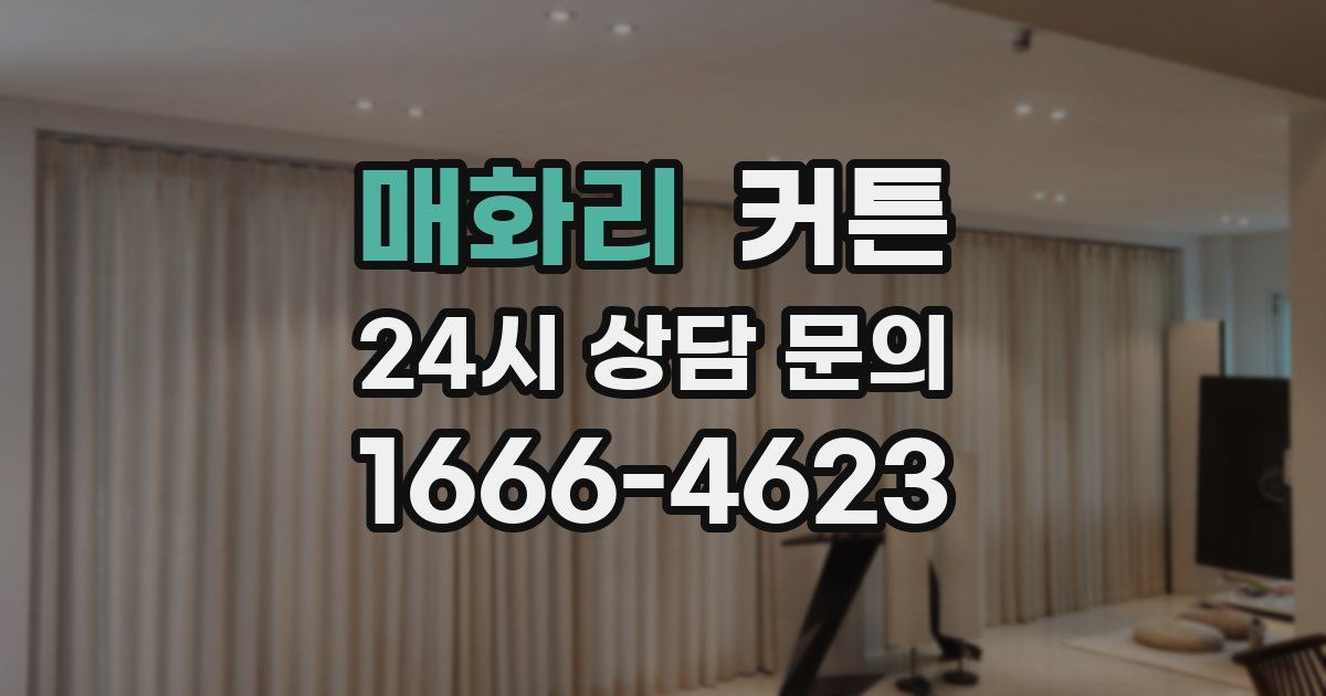 매화리 커튼