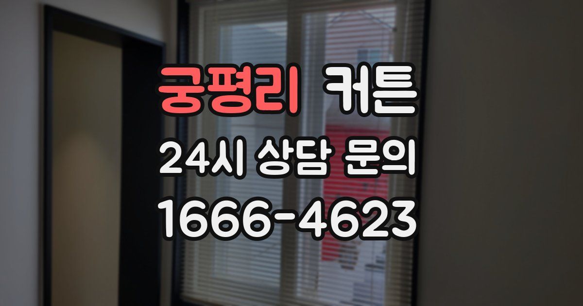 궁평리 커튼